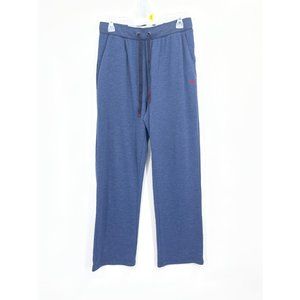 Tommy Bahama Heathered Jersey Knit Lounge Size M Pants Blue Drawstring Waist